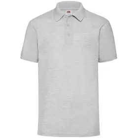 Polo-Shirt &quot;F502&quot; Piquée heather grey, 3XL