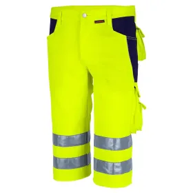 Warnschutz Piratenhose „pro Warnschutz mg 245“ gelb/marine, 70