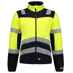 Multinorm Fleecejacke &quot;403013&quot; Safety yellow/ink M