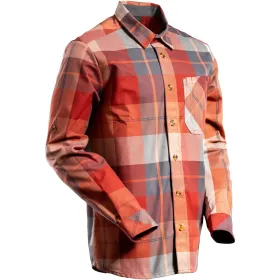 Flanellhemd &quot;22904-446&quot; Customized XL, herbstrot-kariert