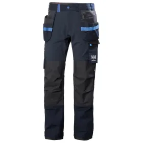 Stretch Handwerkerhose "OXFORD 4X" marine/dunkelgrau, C154