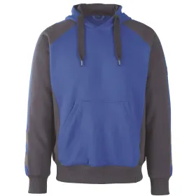 Kapuzensweatshirt Regensburg Unique L, kornblau/schwarz