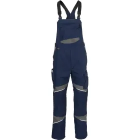 Latzhose "ACTIVIQ cotton+" dunkelblau/anthrazit, 52