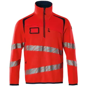 Warnschutz Strickpullover &quot;ACCELERATE SAFE&quot; L, rot/schwarzblau