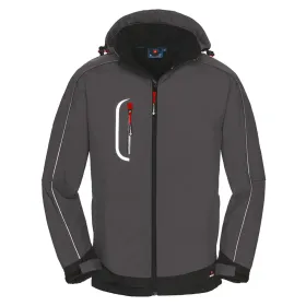 Workwear Softshell-Jacke "Montana" XL, grau/schwarz