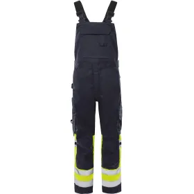 Multinorm Latzhose "2168 ATHF" Flamestat gelb/marine C60