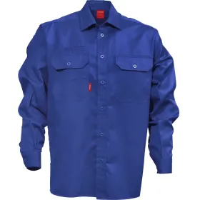Arbeitshemd Langarm &quot;7385 B60&quot; königsblau, 4XL