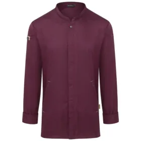 Herren Kochjacke &quot;JM 35&quot; 50, aubergine