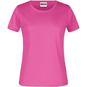Damen Basic T-Shirt 180g/m² &quot;JN789&quot; L, pink