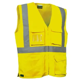 Warnschutzweste 245g/m² &quot;SEKI&quot; High Visibility  gelb, M
