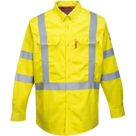 Multinorm Hemd &quot;FR95&quot; Bizflame gelb 3XL