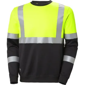 Warnschutz Sweatshirt &quot;ADDVIS&quot; UV-Schutz XL, gelb/schwarz