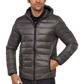Daunenjacke &quot;PREDATOR&quot; L, grau/schwarz