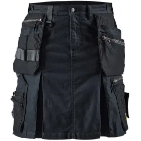 Jeans Stretch Handwerkerrock "7180" marine/schwarz C48