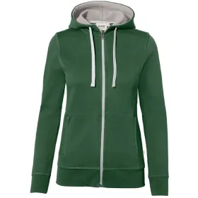 Damen-Kapuzen-Jacke Bonded 255 tanne/silber, XXL