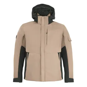 Winterjacke Primaloft® &quot;GEORG&quot; M, beige/schwarz