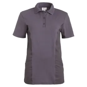 Damen-Poloshirt Halbarm &quot;08/2546&quot; grau, XL