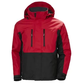 Winterjacke &quot;BERG&quot; M, rot/schwarz