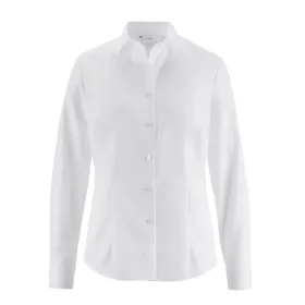 Bluse &quot;LUXOR Modell 15&quot; langarm weiß 46