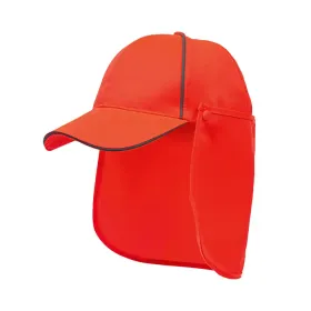 Hi-Viz Cap m. Nackenschutz KOLJA UV-Schutz  Orange
