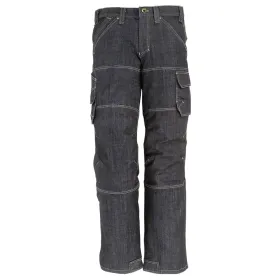 Jeans Stretch Bundhose &quot;WILHELM&quot; blau 52