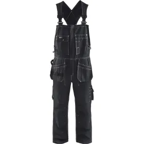 Handwerker-Latzhose &quot;2600&quot; 100% Baumwolle schwarz, D120