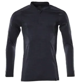 Langarm-Poloshirt COOLMAX® Pro &quot;ACCELERATE&quot; schwarzblau, XL