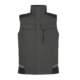 Softshell Arbeitsweste &quot;HAUKE&quot; L, anthrazit/schwarz
