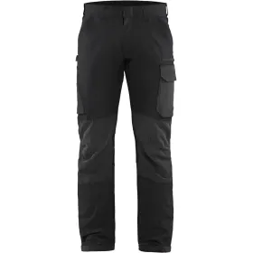 Stretch Servicehose &quot;1422&quot; schwarz/dunkelgrau, C54
