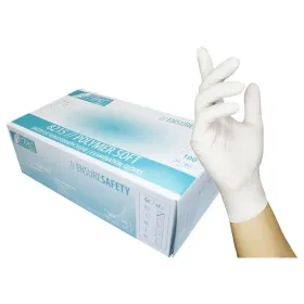 Latex Einweghandschuhe 8215 POLYMER SOFT PF | 100 Stück L