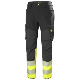 Warnschutz Stretch Servicehose &quot;ICU BRZ&quot; C50, gelb/schwarz