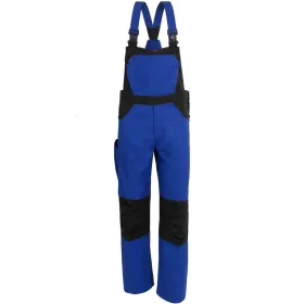 Latzhose &quot;61937QX&quot; X-Serie kornblau/schwarz, 68