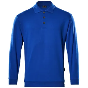 Polo-Sweatshirt "TRINIDAD" Crossover kornblau, L