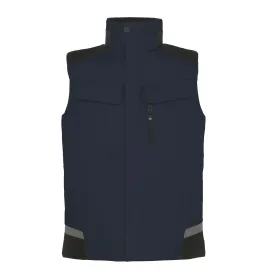 Softshell Arbeitsweste &quot;HAUKE&quot; L, marine/schwarz
