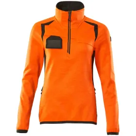 Damen Fleecepullover &quot;ACCELERATE SAFE&quot; L, orange/dunkelanthrazit