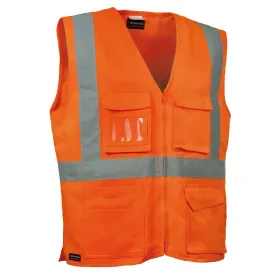 Warnschutzweste 245g/m² &quot;SEKI&quot; High Visibility  Orange, L
