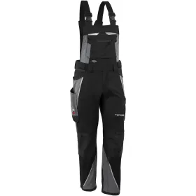 Latzhose &quot;IRON&quot; schwarz/grau, N46