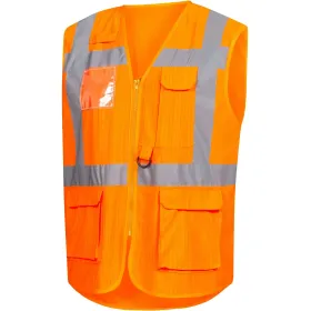 Warnweste Antistatisch &quot;7118&quot; L, Orange