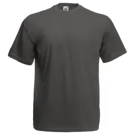 T-Shirt &quot;F140&quot; 100% Baumwolle Valueweight L, light graphite