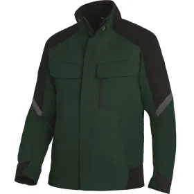 Arbeitsjacke &quot;FRANK&quot; XL, grün/schwarz