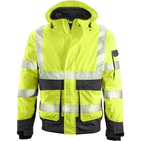 Warnschutz Pilotenjacke &quot;NEWARK&quot; gelb/grau, L