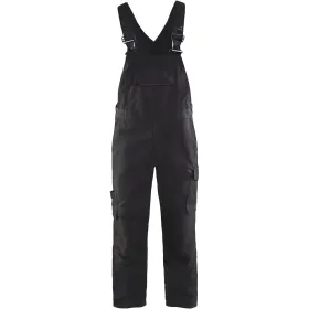 Stretch Latzhose &quot;2695&quot; schwarz/dunkelgrau, C62