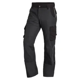 Premium Bundhose BRUNO &quot;Twill 300&quot; anthrazit/schwarz, 48