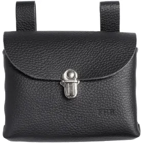 Nageltasche einfach genietet mit Klappe &quot;ARNO&quot; schwarz 