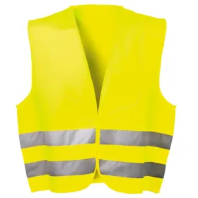 Polyester-Warnweste "BASIC" Kl. 2 - EN ISO 20471:2013 gelb