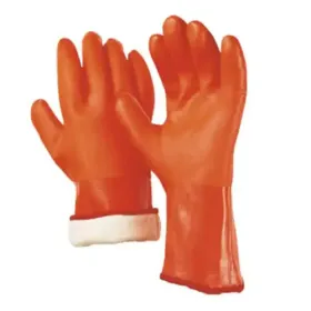 PVC-Kälteschutzhandschuhe &quot;SNOW Grip Long&quot; leuchtorange 10 (XL)