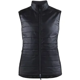 Damen Steppweste &quot;3864&quot; Unite XS, schwarz/dunkelgrau