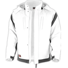 Winter Softshelljacke &quot;PRO&quot; L, weiß/grau