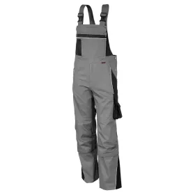 Latzhose „pro mg 245&quot; grau/schwarz, 52