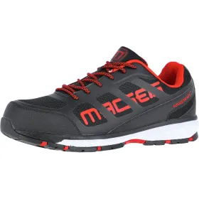 Sicherheitshalbschuhe S1P &quot;MACTRONIC&quot; schwarz/rot 44